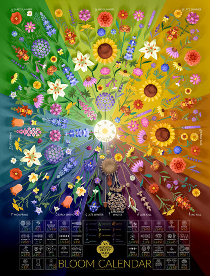 Bloom Calendar Poster