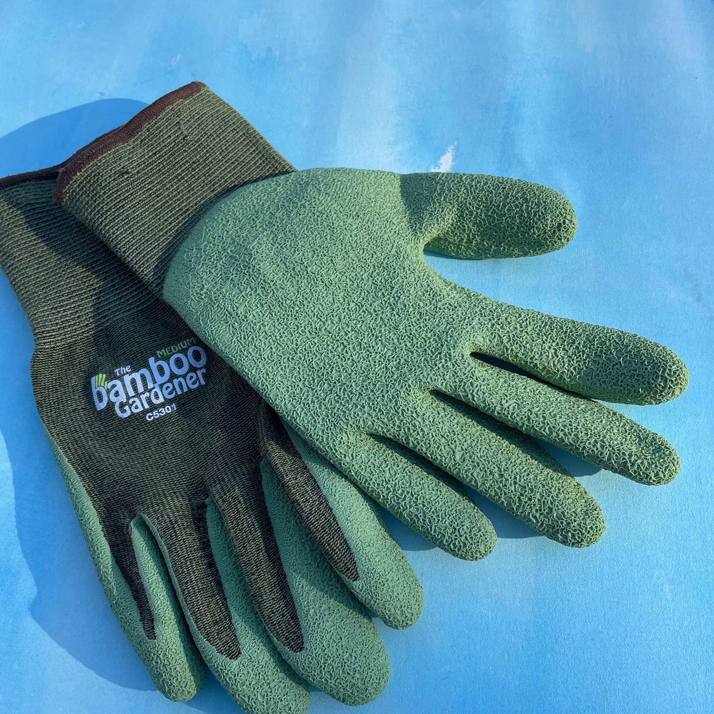 Bamboo Rayon Natural Rubber Palm Gloves